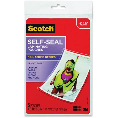 self sealing laminating sheets